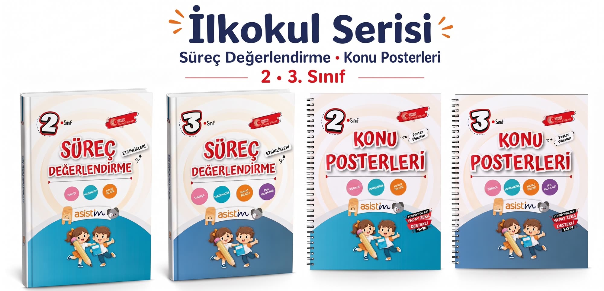 İlkokul Serisi 2-3. Sınıf — Süreç Değerlendirme Etkinlikleri ve Konu Posterleri